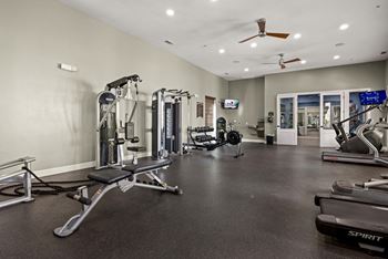 Modern fitness center